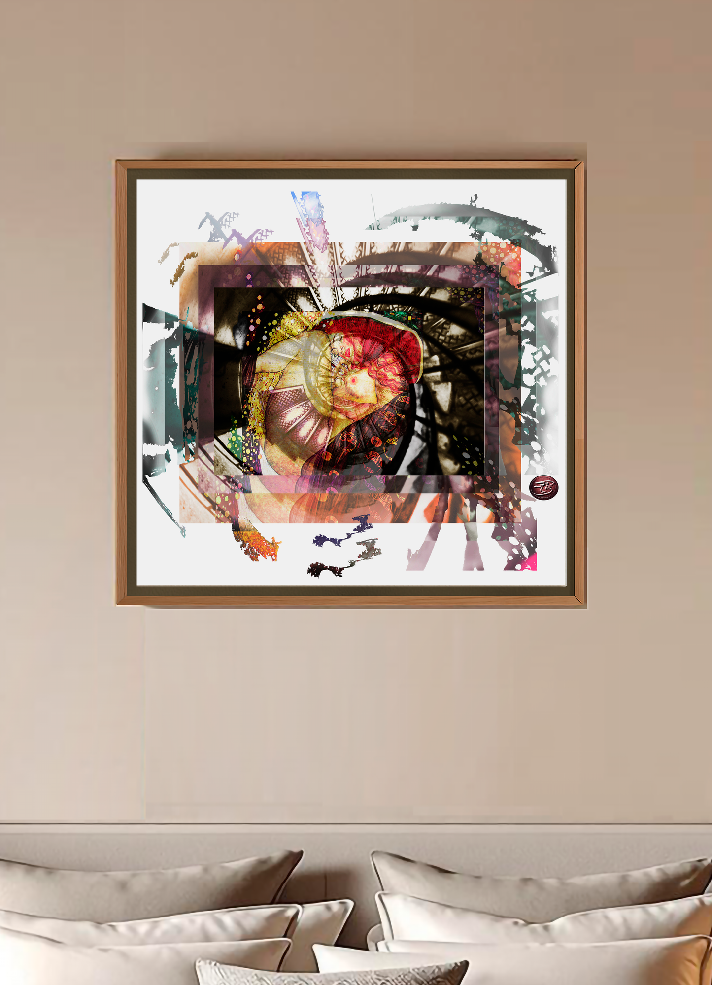 a4.4d-Fine Art Prints | Klimt | Danae helicoidal