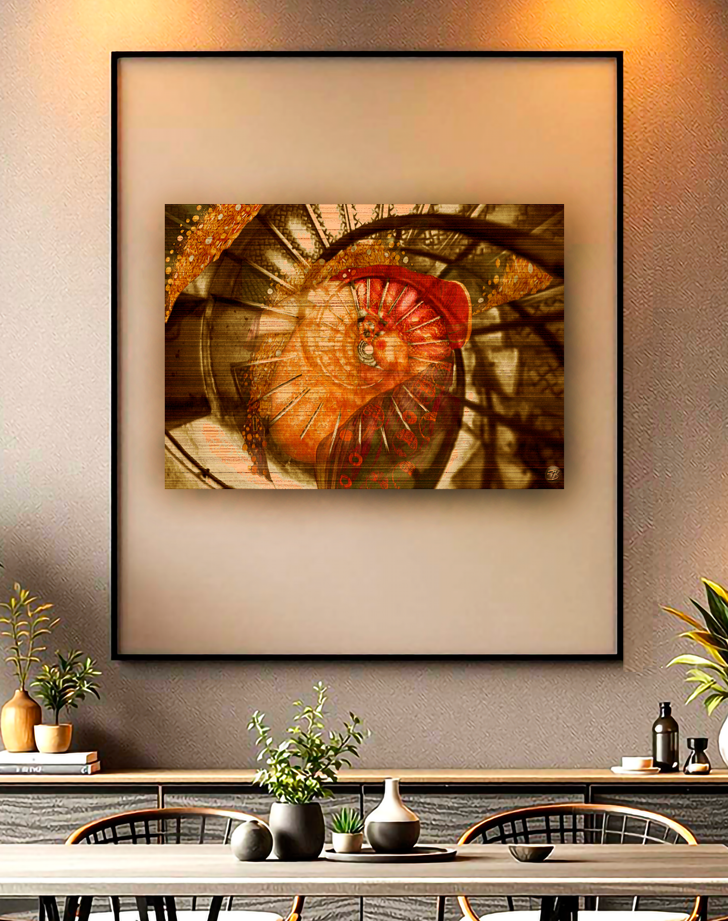 a5...3-Wood Prints | Klimt | Danae in Springtime