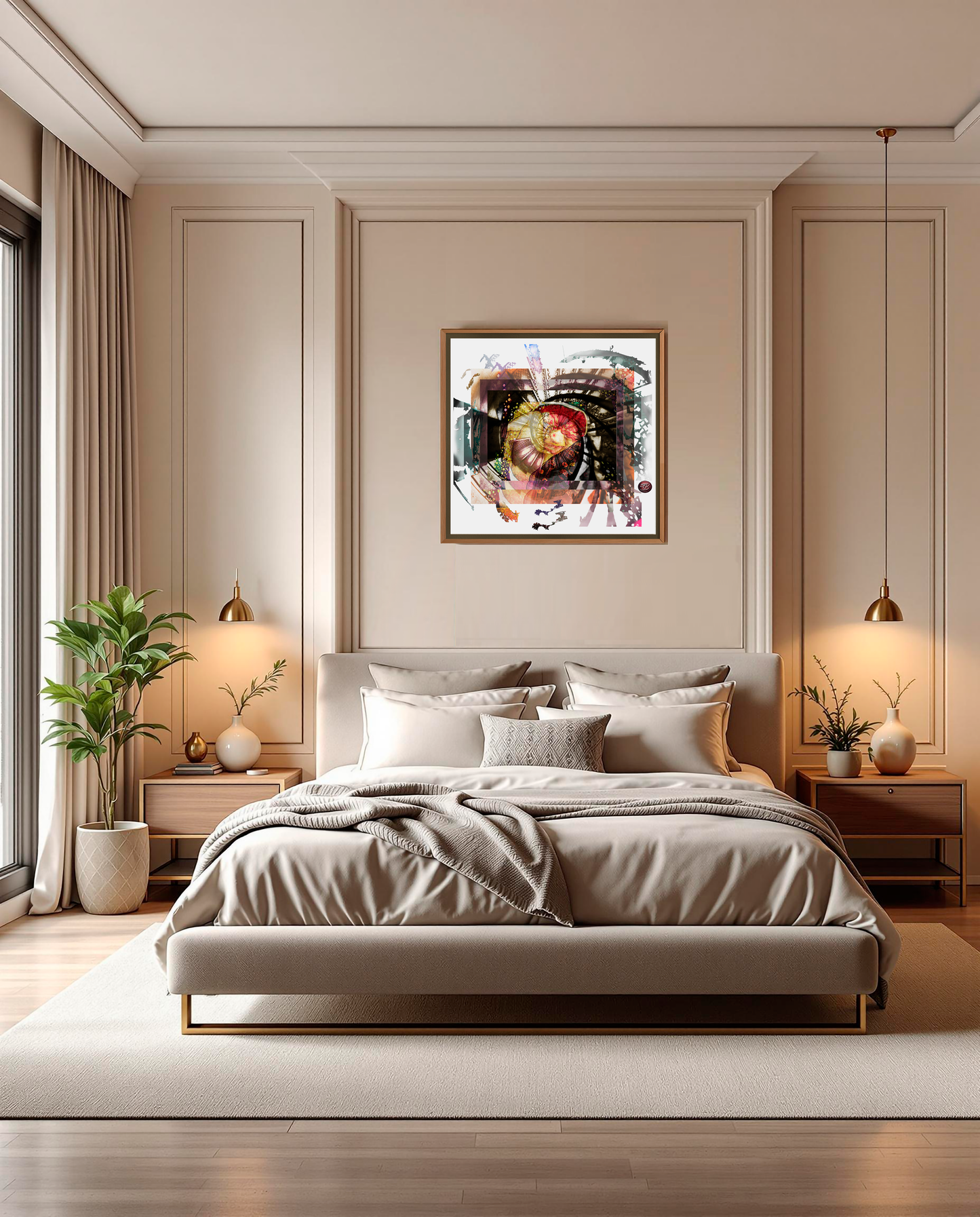 a4.4d-Fine Art Prints | Klimt | Danae helicoidal