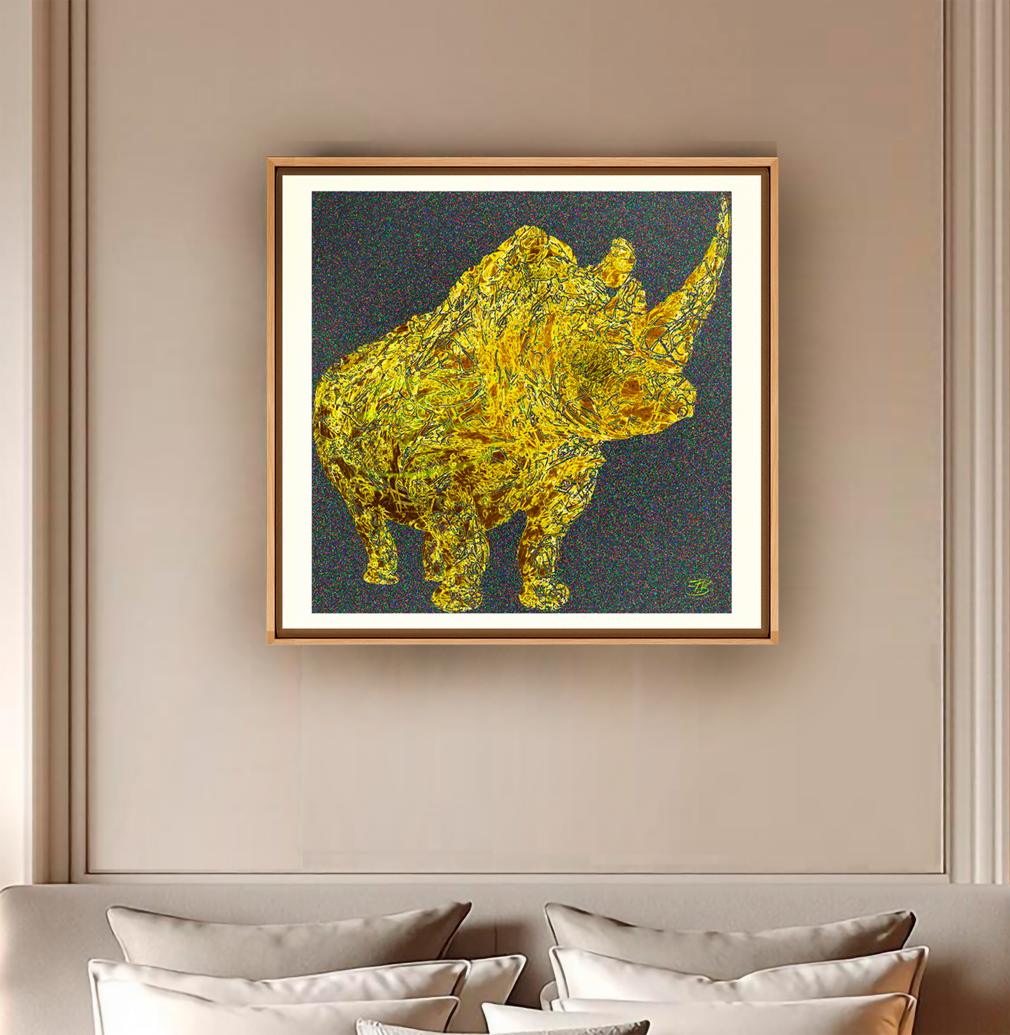 a6....1d-Fine Art Prints | Wild | Golden Rhino