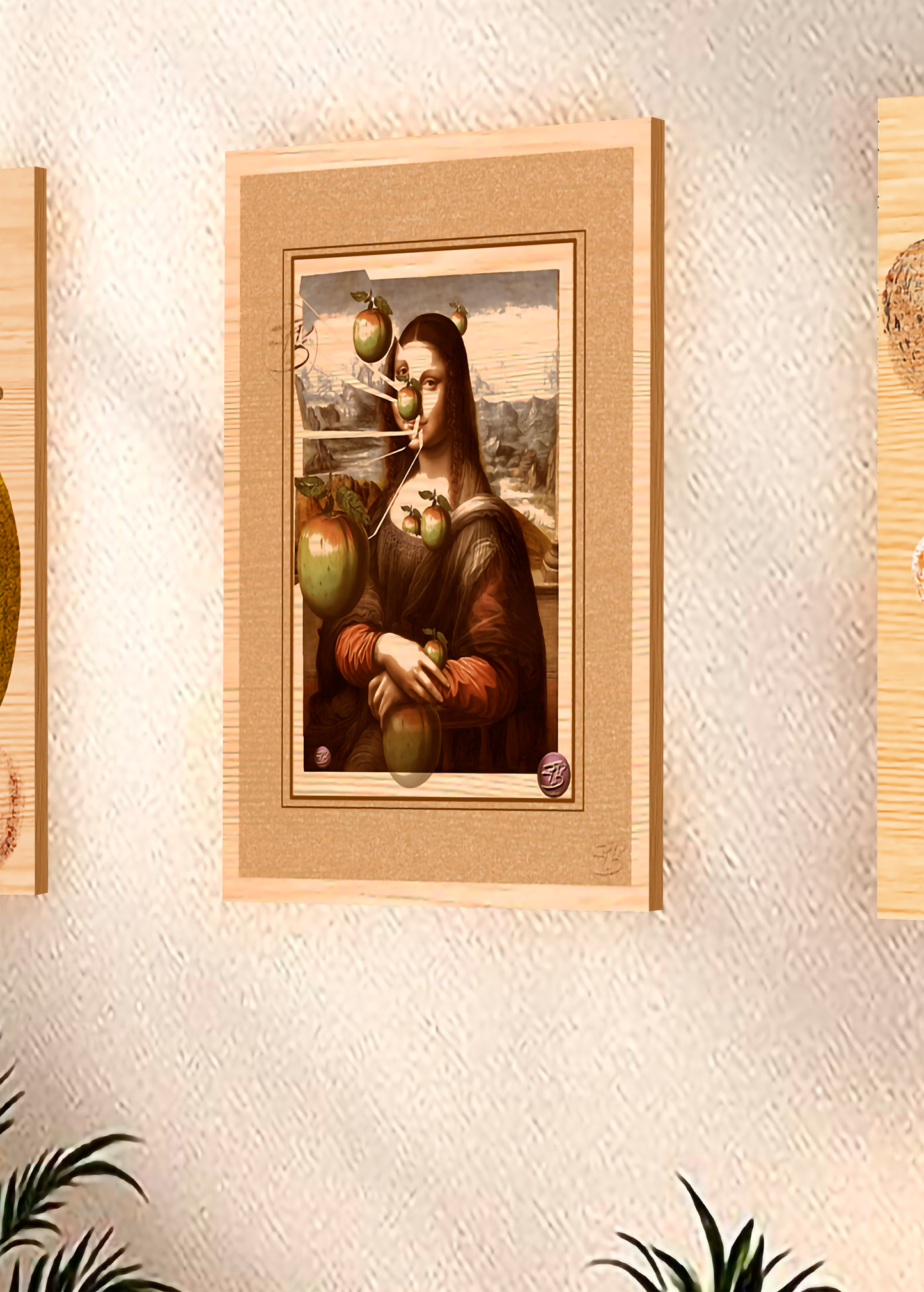 a6....6m-Wood Prints | Mona Lisa | Mona Lisa Apples