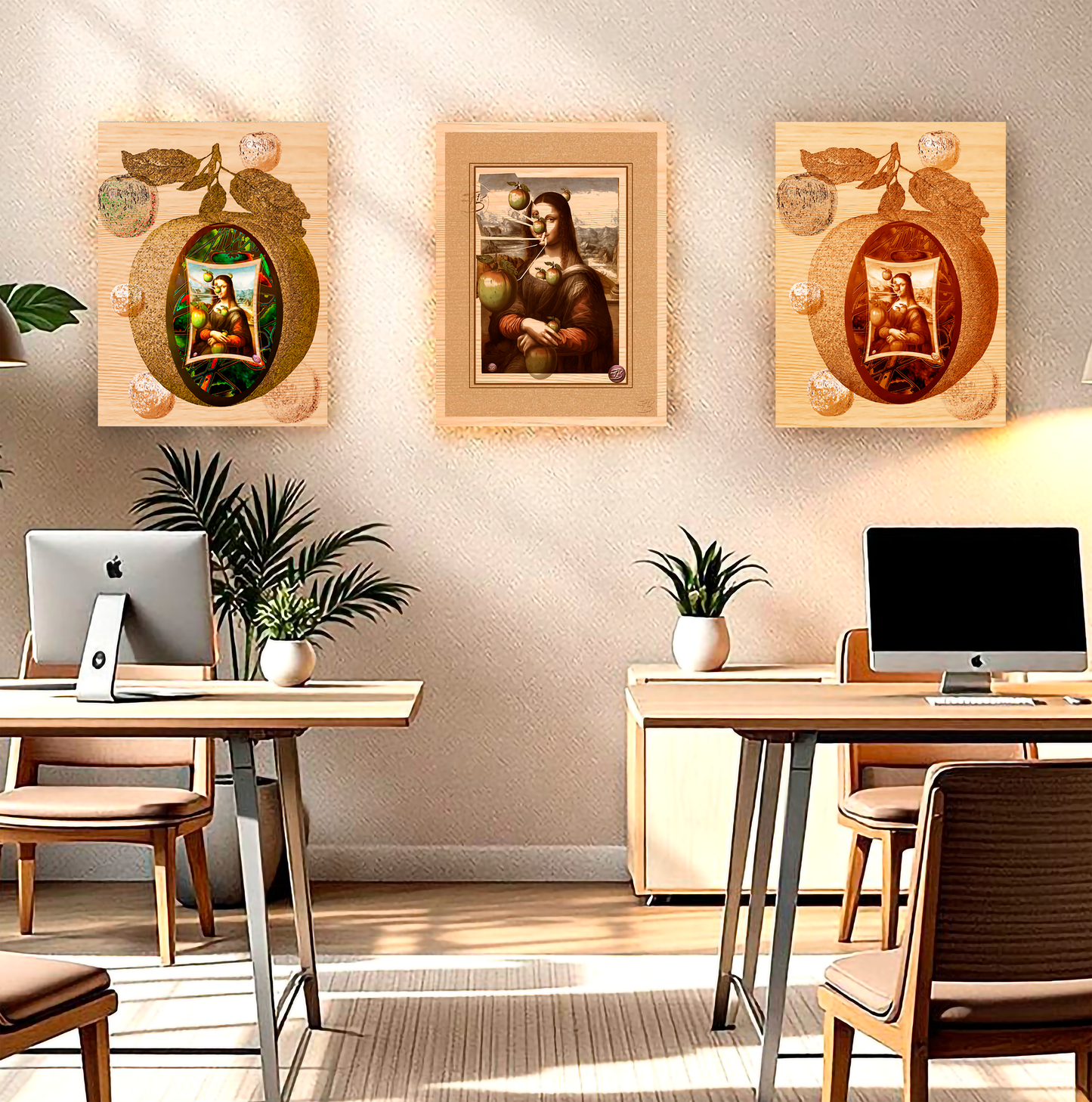 a5...1-Wood Prints | Mona Lisa | Mona Lisa Apple