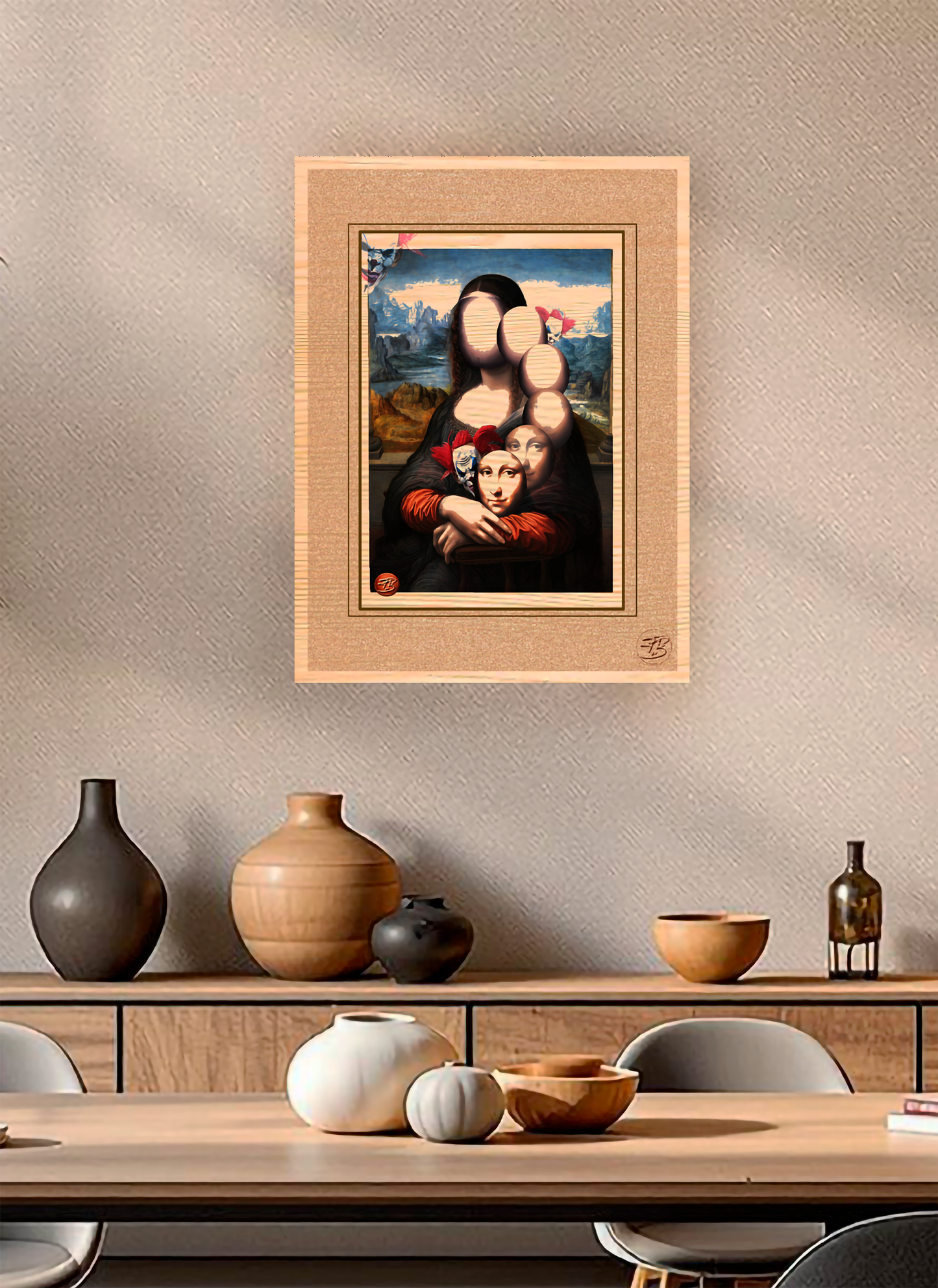 a4..4v-Wood Prints | Mona Lisa | Mona Lisa ID