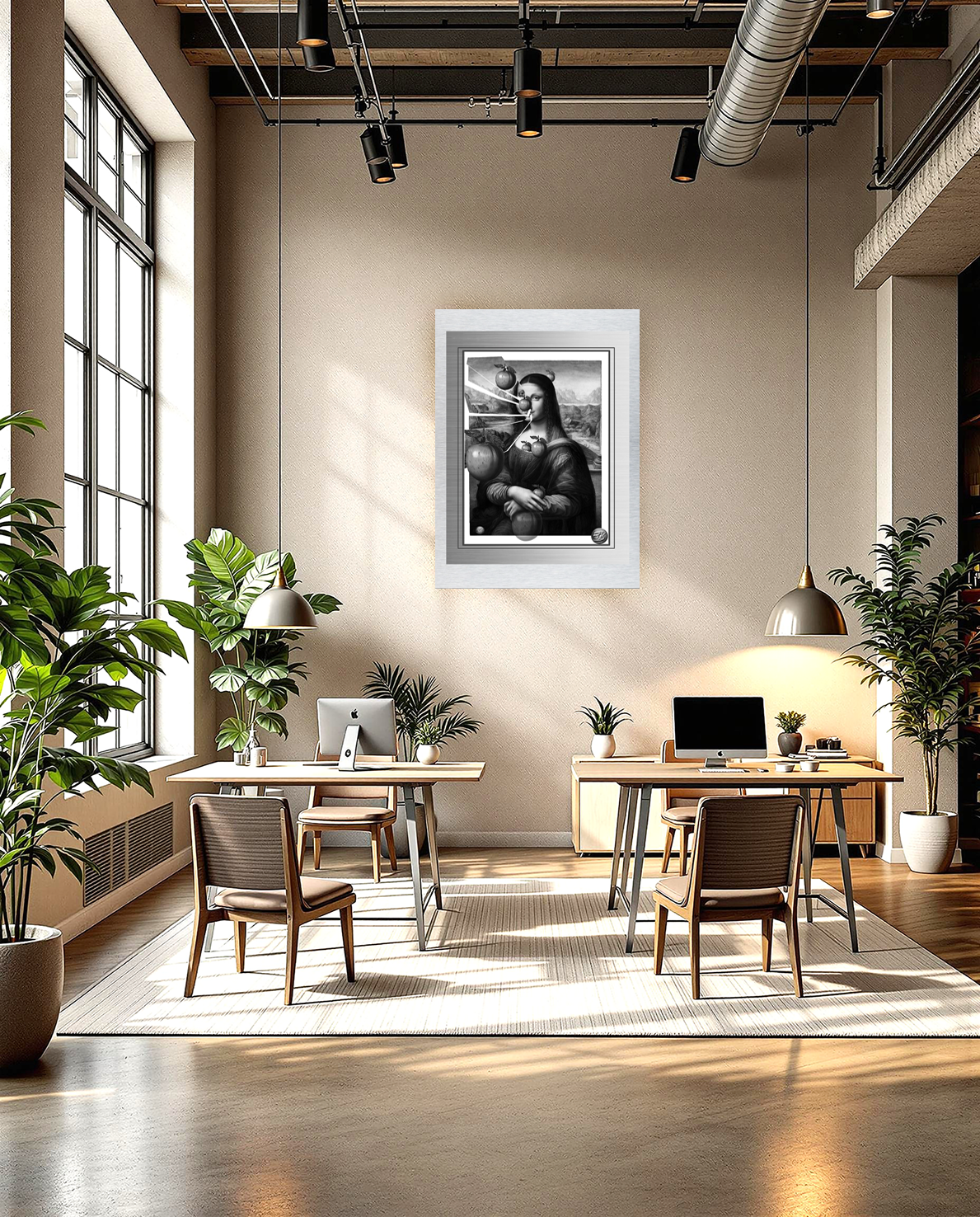 a6....6l-Metal Print | Mona Lisa | Mona Lisa´s Apples
