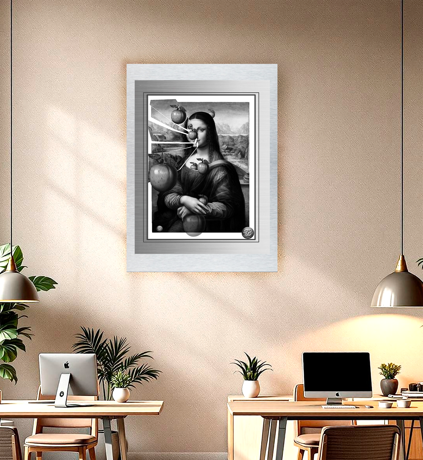 a6....6l-Metal Print | Mona Lisa | Mona Lisa´s Apples