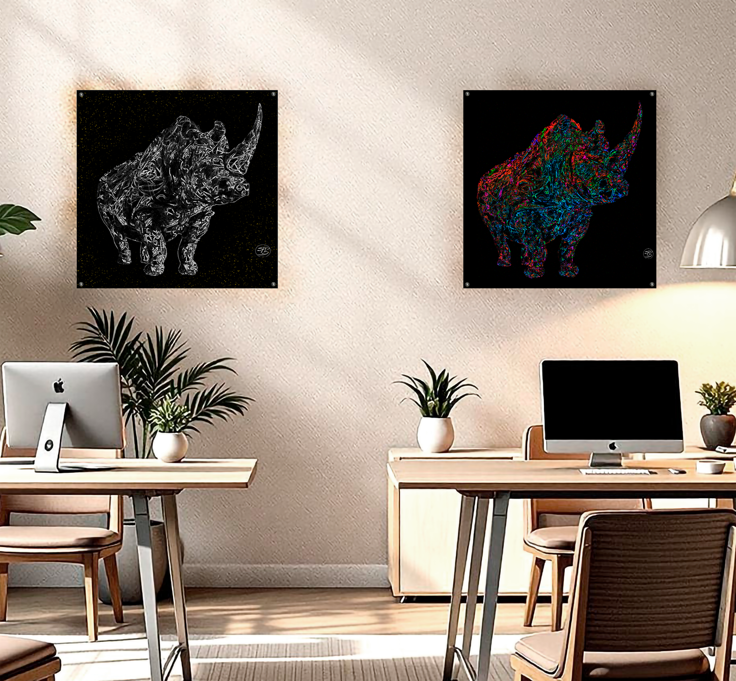 Acrylic Print | Wild | Psycho Rhino