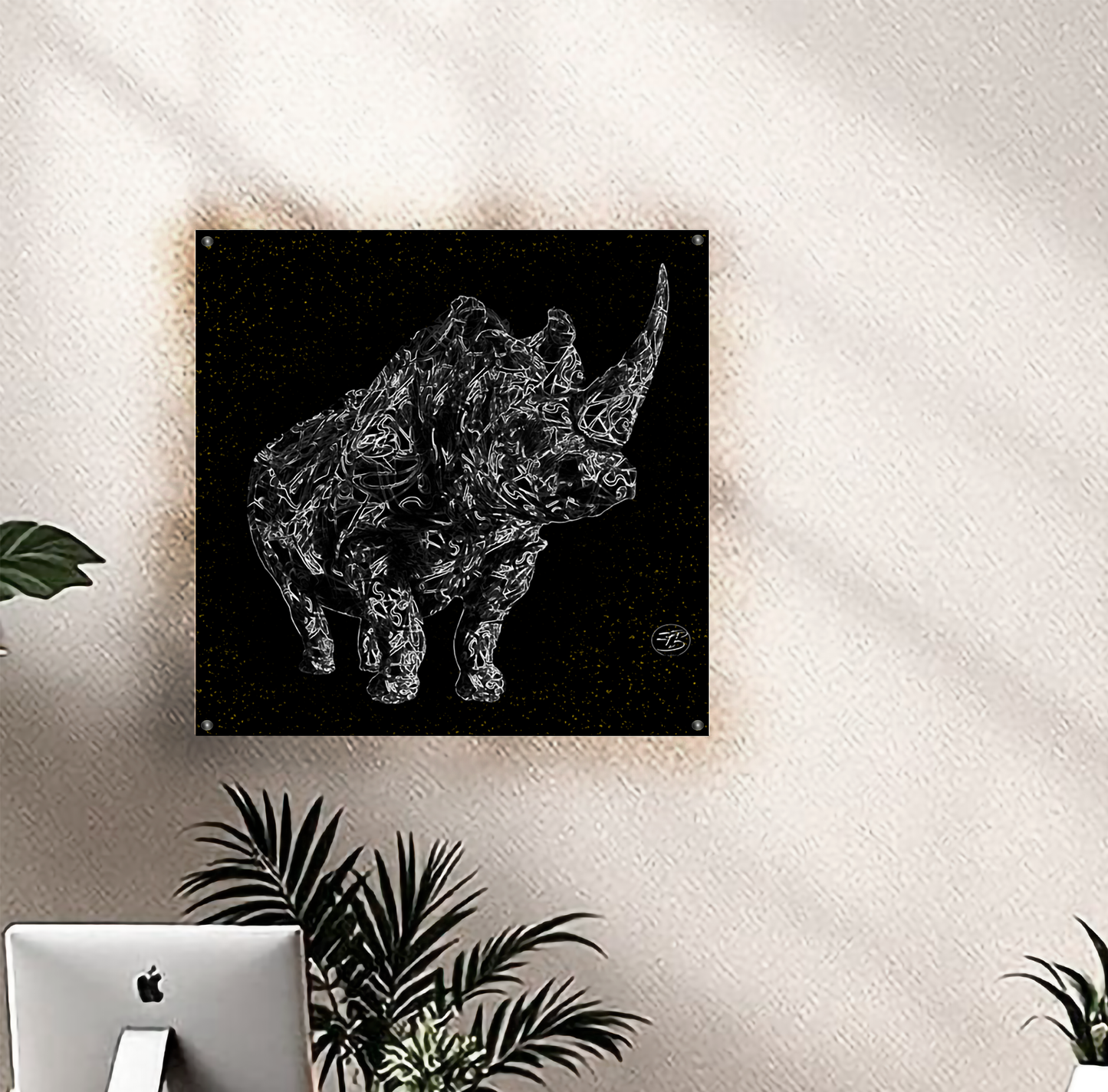 Acrylic Print | Wild | Psycho Rhino
