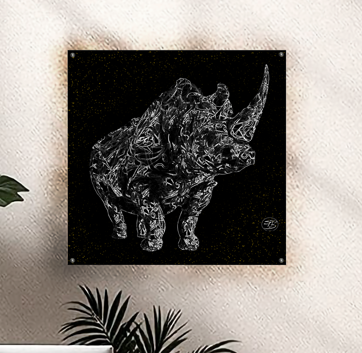 Acrylic Print | Wild | Psycho Rhino