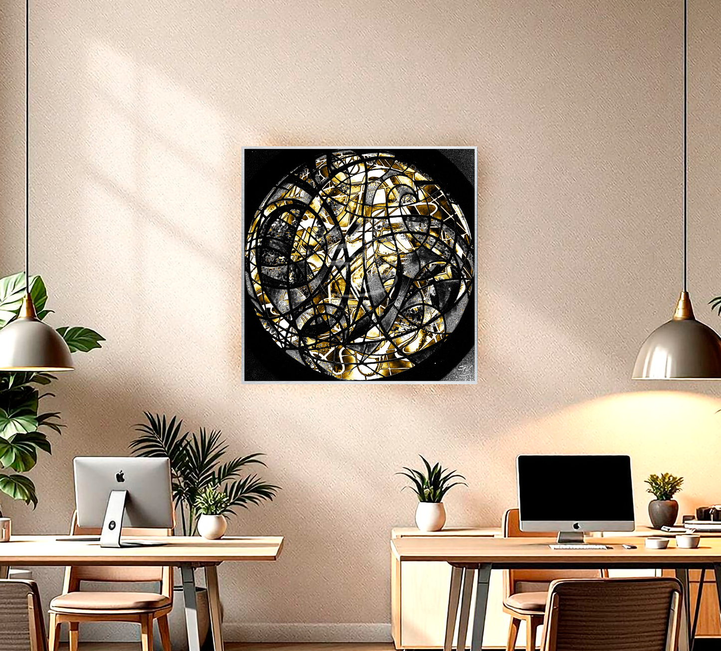 a4.4w-Metal Print | Abstract Art | Opus 5