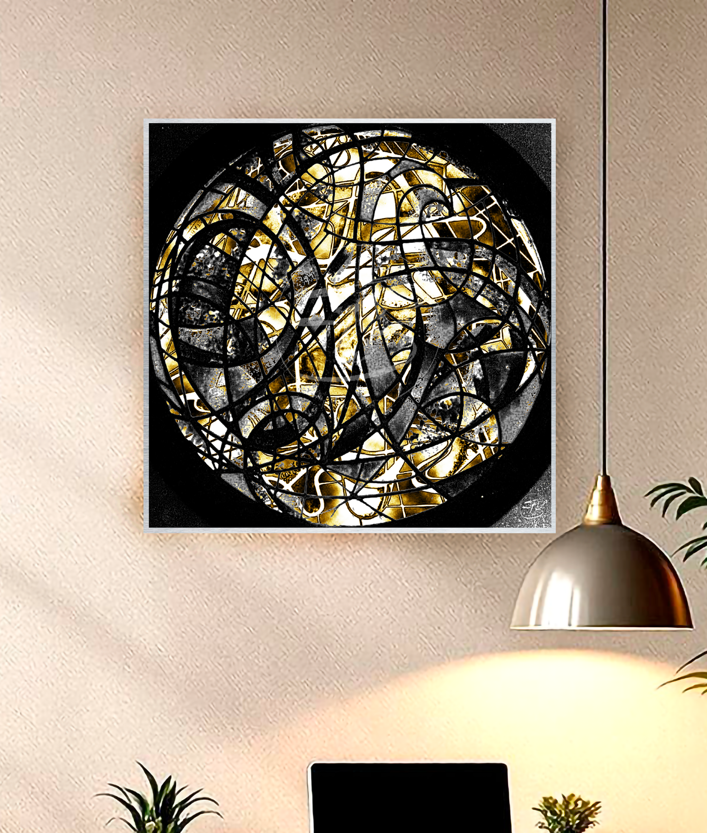 a4.4w-Metal Print | Abstract Art | Opus 5