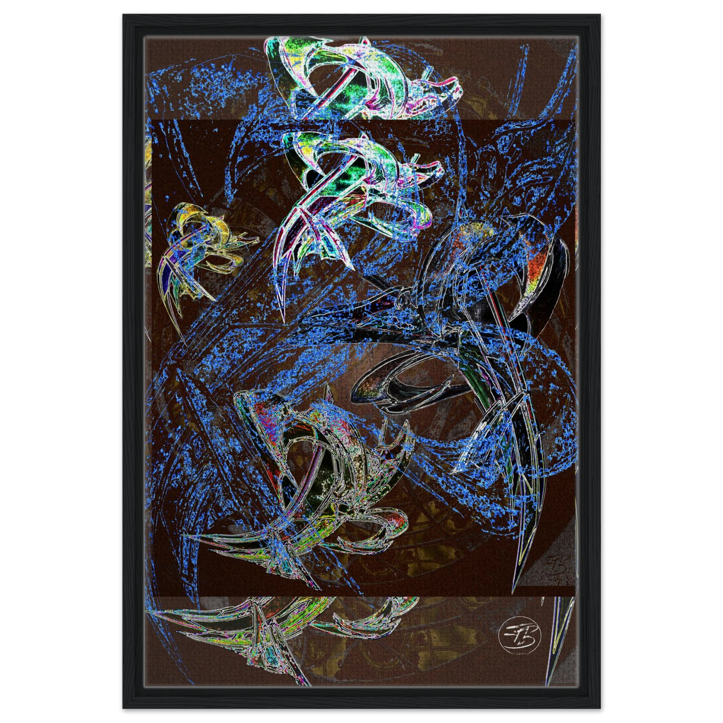 Symbolic dragon artwork expressing movement and freedom
