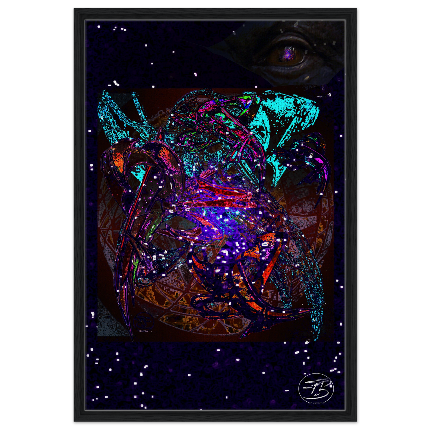 Dragon fine art canvas print – The Dragon’s Twilight by SubiratsDArt
