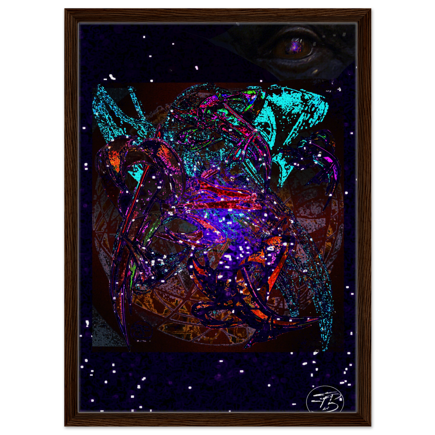 Modern digital dragon artwork designed by SubiratsDArt
