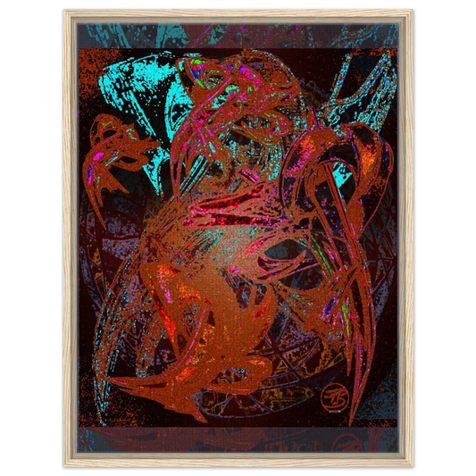 Dragon Fire fine art canvas print on wood by SubiratsDArt

