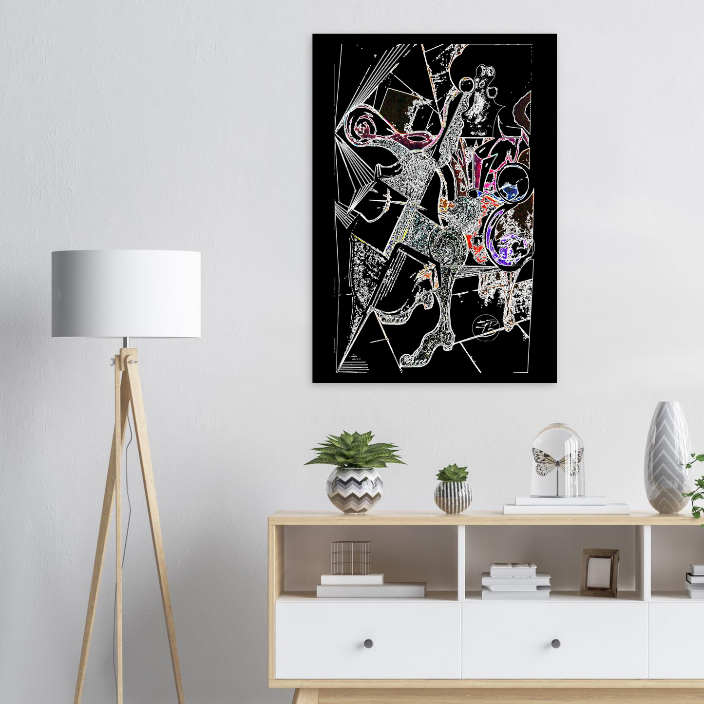 Cellist Evolution metal art print on aluminum by SubiratsDArt
