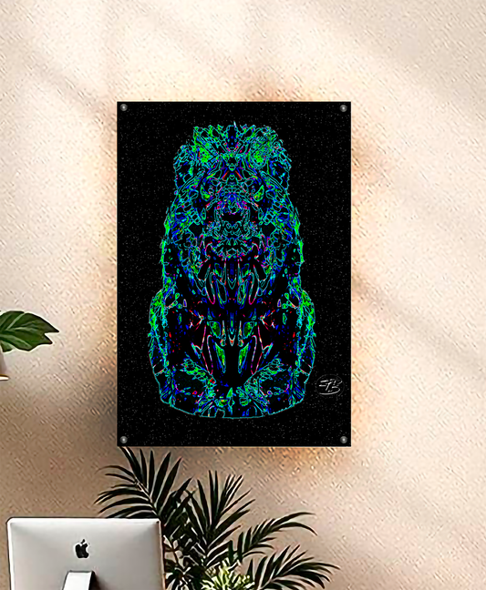 a6....6z-Acrylic Print | Wild | Blue Lion