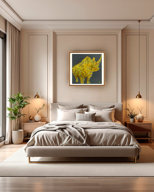 a6....1d-Fine Art Prints | Wild | Golden Rhino