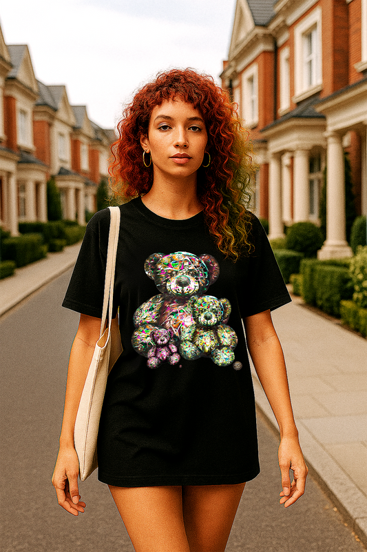 Women's Oversized T-Shirt | Organic In Conversion | Wild | Bear Family