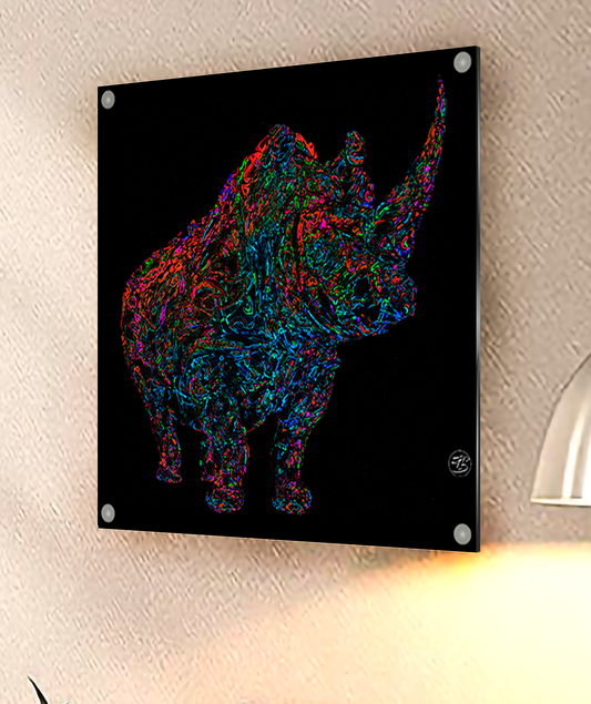 8-Acrylic Print | Wild | Ghost Rhino