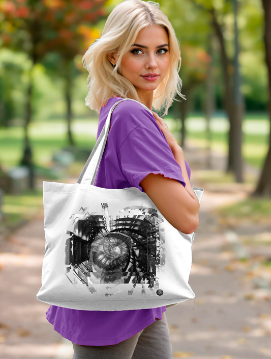 Organic Long Handles Tote Bag | Accesories | Danae BW