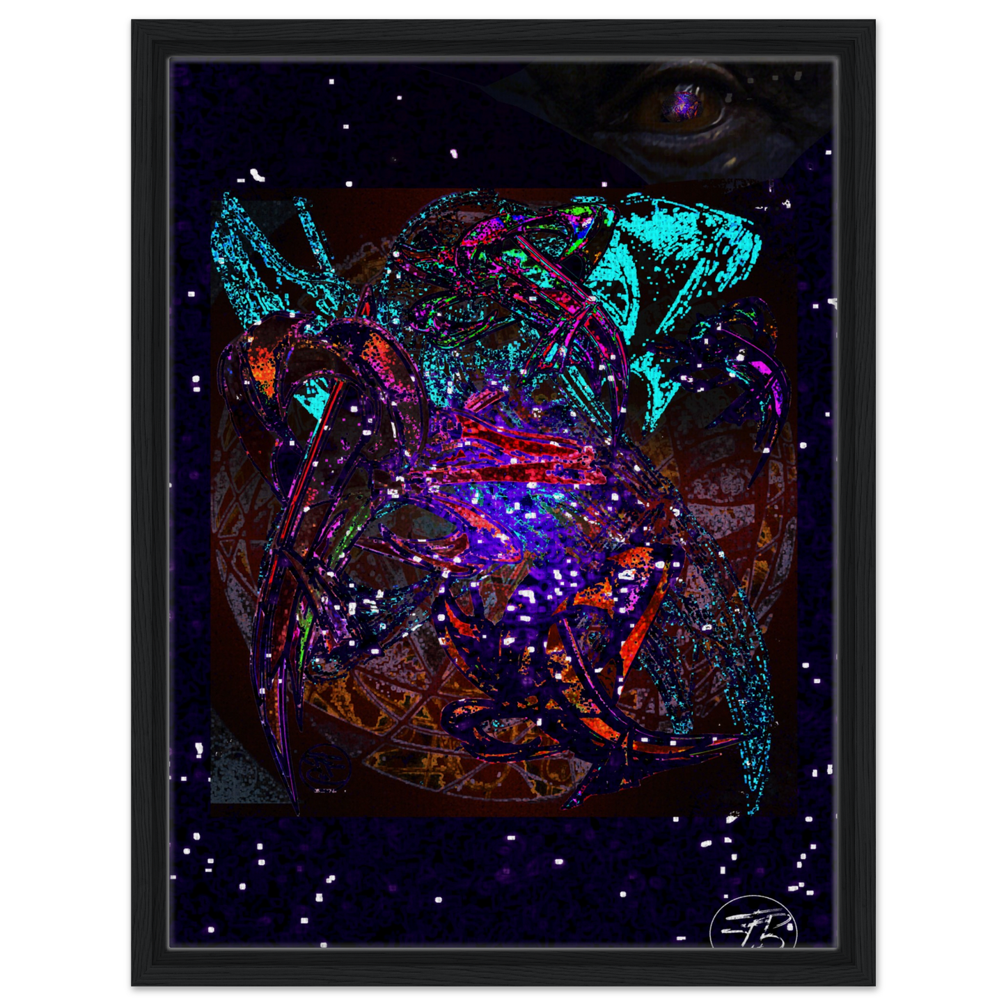 Modern digital dragon artwork designed by SubiratsDArt