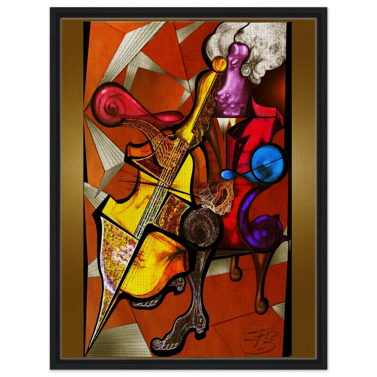 Elegant music themed canvas artwork for modern interiors
